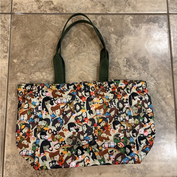 LeSportsac x Toki Doki Handbag - Cammo Playground Orange (Summer 2006) - Picture 2 of 6